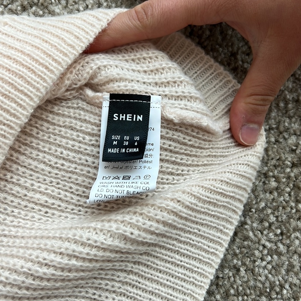 Cream Ruffle Sweater Top - Picture 3 of 4